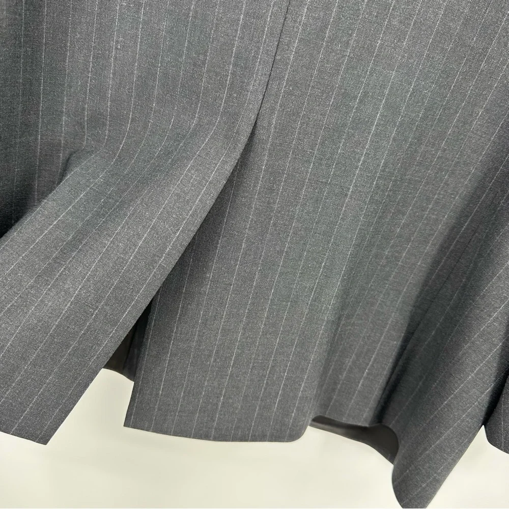 Brooks Brothers Brooksease Wool Striped Suit Coat Sports Coat Gray Size 44R